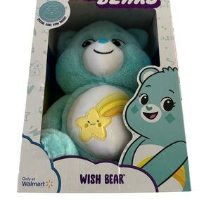 Wish Bear Plush with Star Rainbow Belly Logo